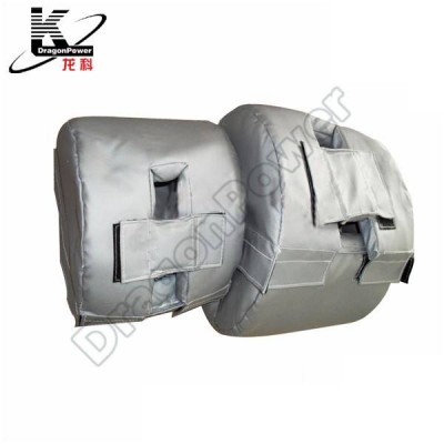 fiberglass removable pipe thermal Insulation Jacket& covers